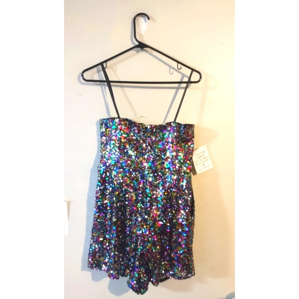Hutch X Free People Lola Sequin Romper Size 8 MSRP$286 - Picture 6 of 14